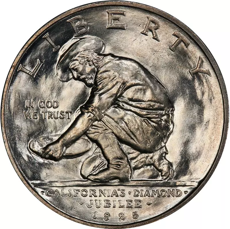 1/2 Dollar USA California 1925