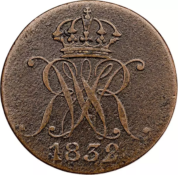 1 Pfennig Hannover König Wilhelm IV. 1831-1834