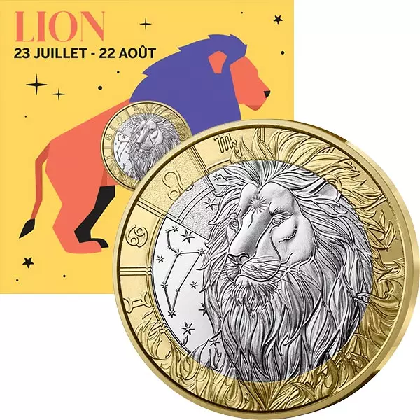 5 Euro Frankreich Sternzeichen - Löwe