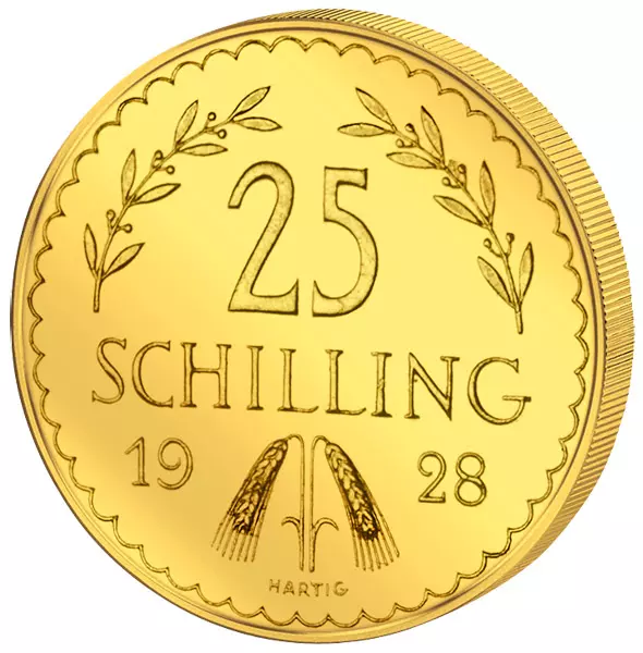 25 Schilling Österreich Ähren und Adler 1926-1931