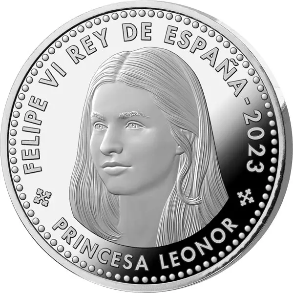 40 Euro Spanien 18. Geburtstag Prinzessin Leonor