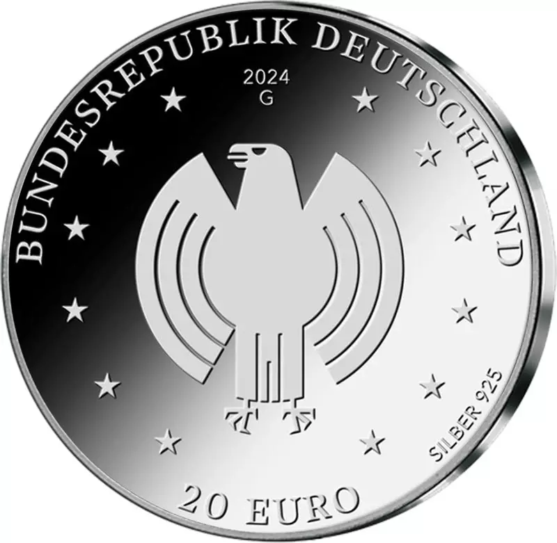 20 Euro BRD 75 Jahre Grundgesetz 2024 Stempelglanz