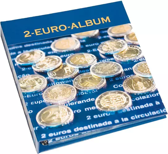 Münzalbum für 2-Euro-Gedenkmünzen