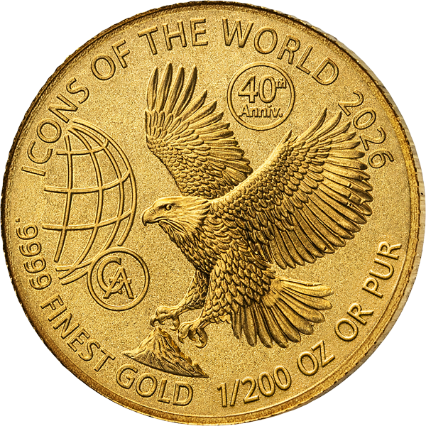 Goldmünzen-Flatrate: GOLD. AFFORDABLE. Icons of the World