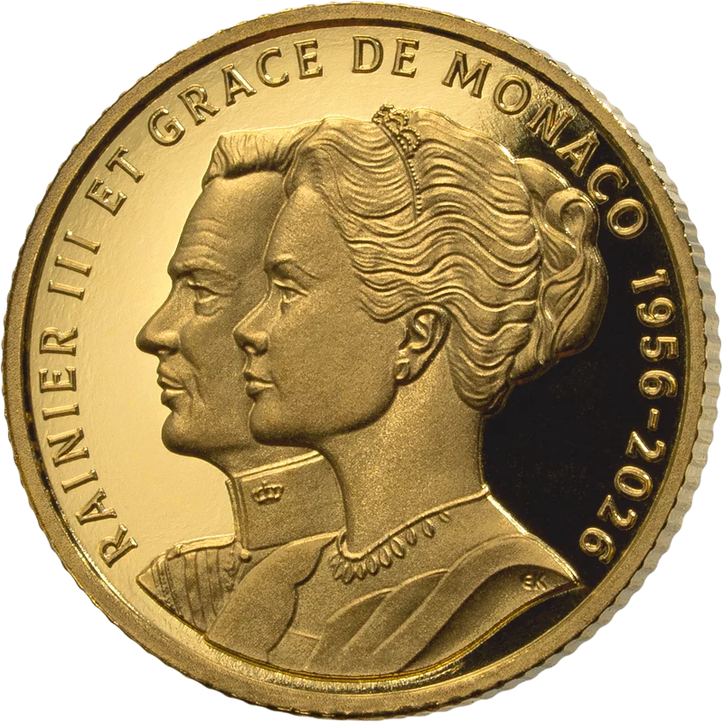 1.000 Francs Guinea 70. Jahrestag der Hochzeit von Grace Kelly und Fürst Rainier 2026