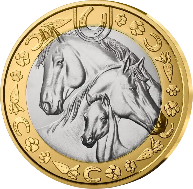 5 Euro Frankreich Lieblingshaustiere - Pferde 2025