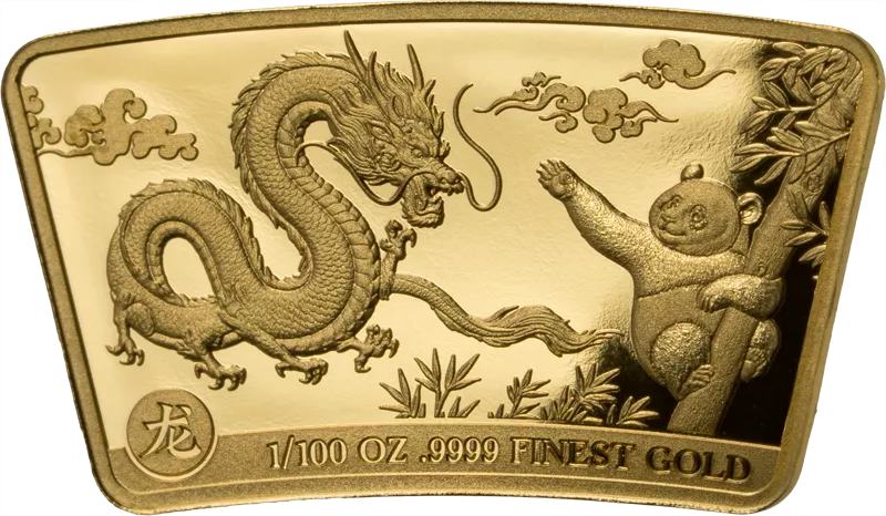 10 Dollars Salomonen Panda meets Lunar Year Panda und Drache 2026