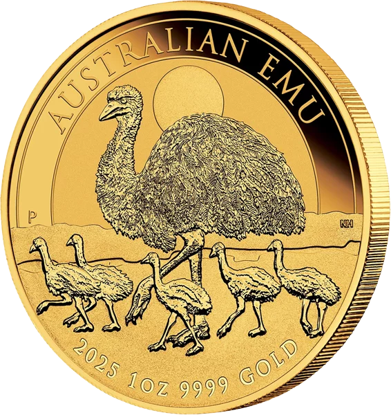 1 Unze Gold Australien Emu 2025