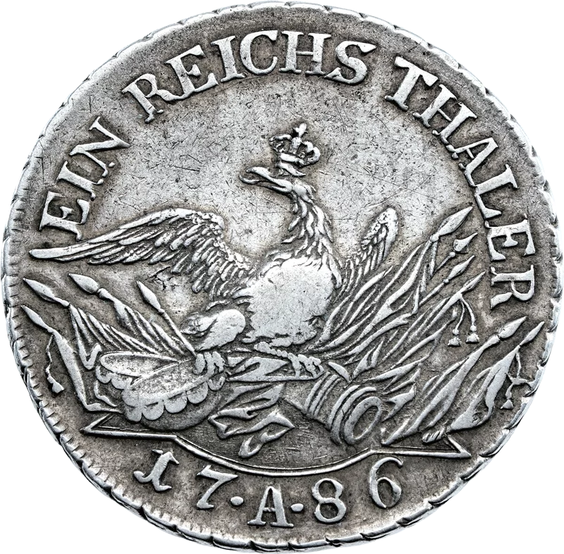 Reichstaler Brandenburg-Preußen König Friedrich der Große 1786