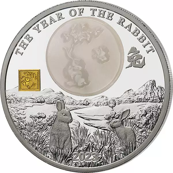 25 Francs Burundi Jahr des Hasen 2023