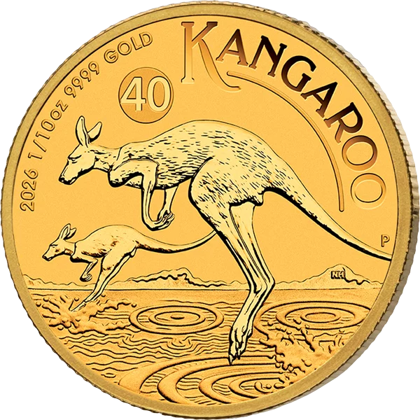1/10 Unze Gold Australien Känguru 2026