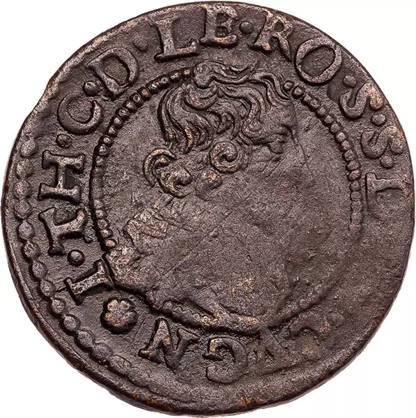 Double Tournois Löwenstein-Wertheim-Rochefort Graf Johann Theodor 1633-1635 + 1643
