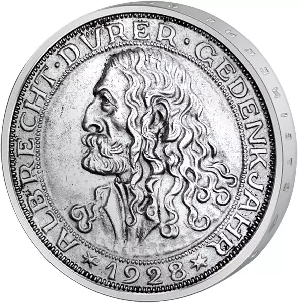 3 Reichsmark Weimarer Republik 400. Todestag Albrecht Dürer 1928