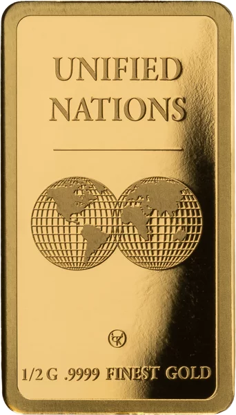 Goldbarren Unified Nations Welterbestätten - Ägypten Abu Simbel