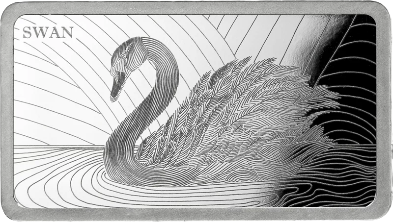 Platinbarren Platinum Legends - Schwan