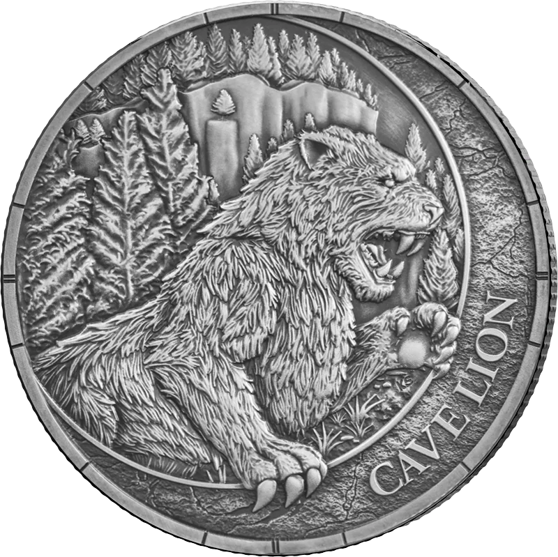 20 Dollars Liberia Megafauna - Cave Lion 2026