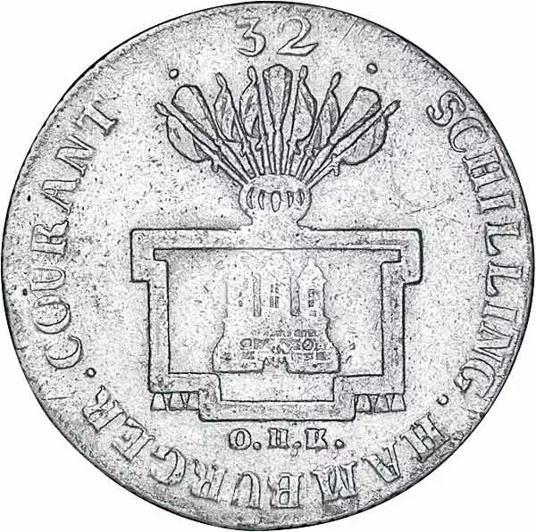 32 Schillinge Freie und Hansestadt Hamburg 1794-1797