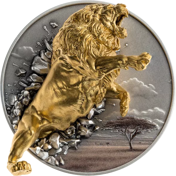 100 Francs Burundi Dynamic Dimension - Löwe 2026