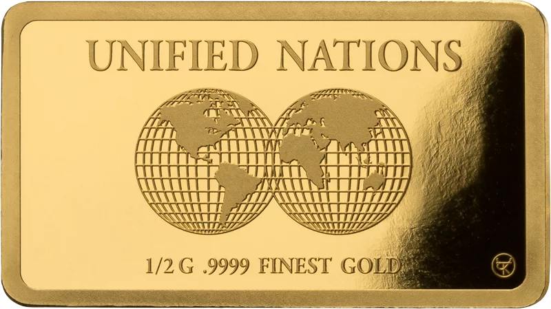 Goldbarren Unified Nations Welterbestätten - Mexiko Chichen Itza 2024