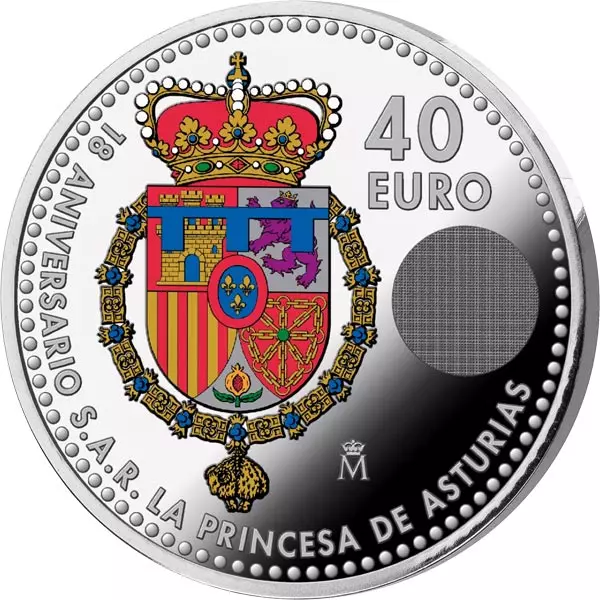 40 Euro Spanien 18. Geburtstag Prinzessin Leonor
