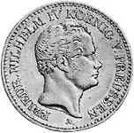 Ausbeutetaler Preußen König Friedrich Wilhelm IV. 1841