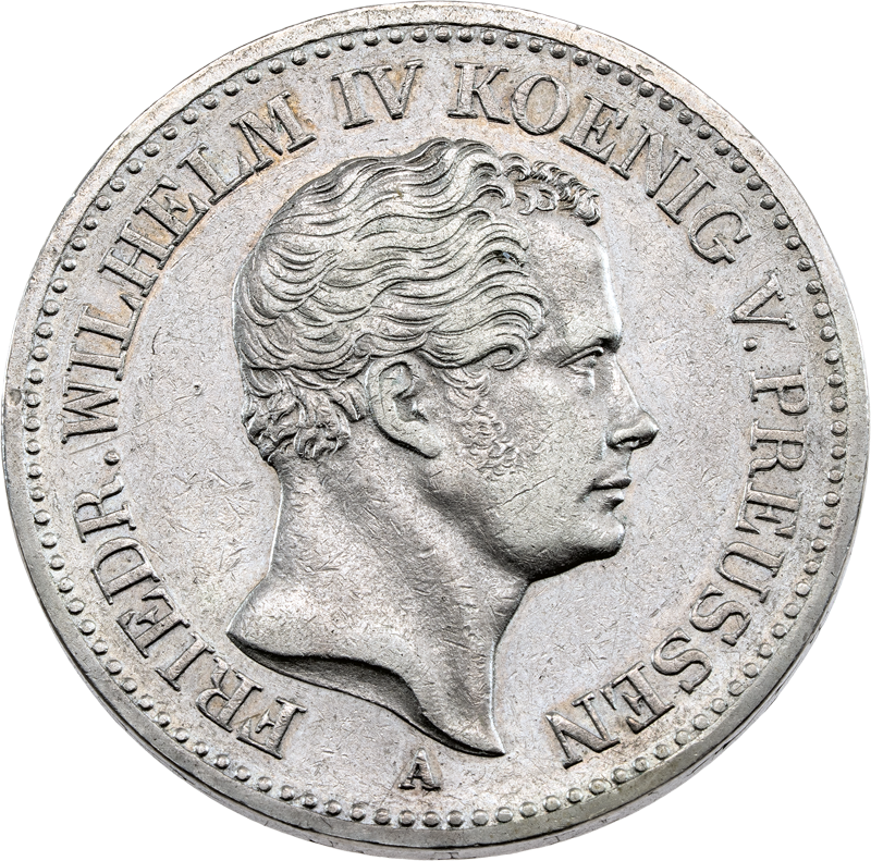 Ausbeutetaler Preußen König Friedrich Wilhelm IV. 1841