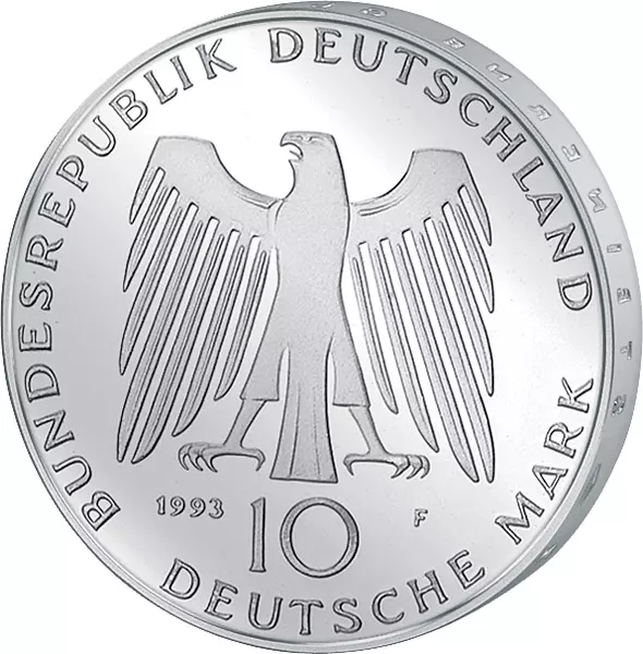 10 DM Münze BRD 1000 Jahre Potsdam 1993 Stempelglanz