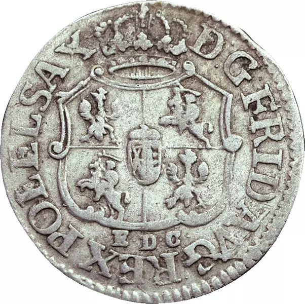 1/24 Taler Sachsen Kurfürst Friedrich August II. 1763