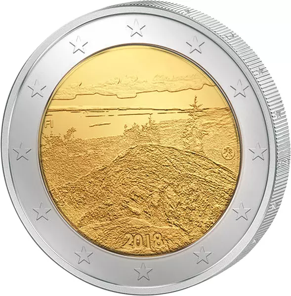 2 Euro Finnland Koli Nationalpark 2018