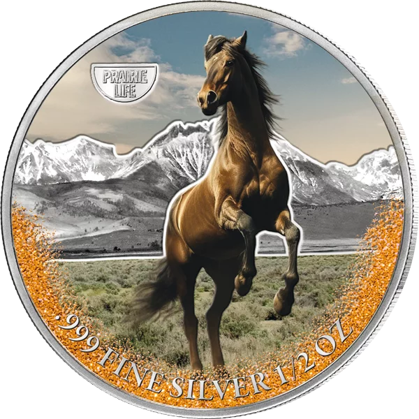 500 Francs Kamerun Mysterious Rhodium Prairie Life - Mustang 2025