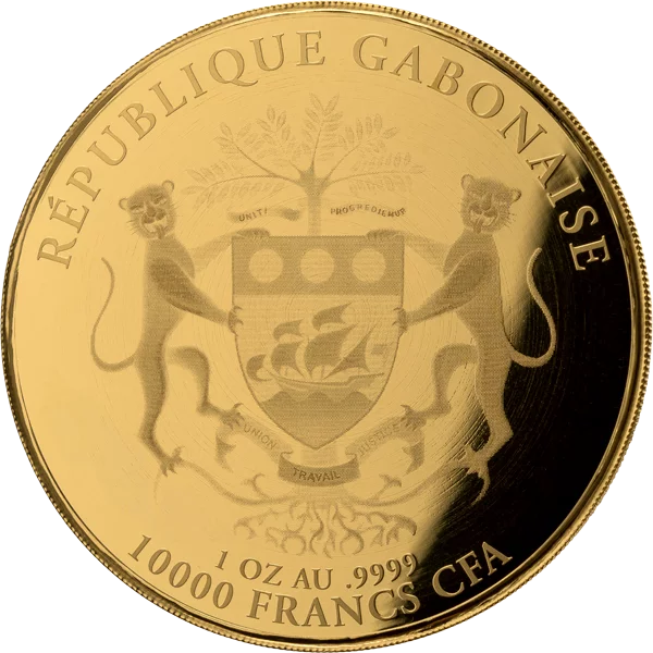 10.000 Francs Gabun Year of the Snake 2025