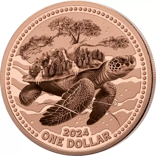 1 Dollar USA Mesa Grande Turtle Island 2024
