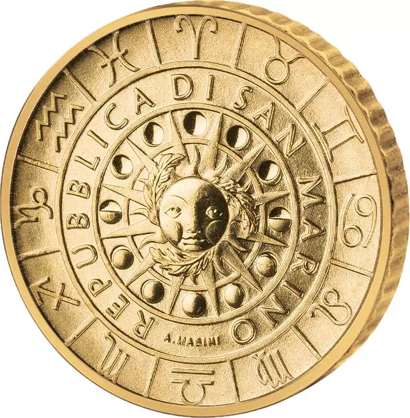 5 Euro San Marino Tierkreiszeichen Löwe 2019