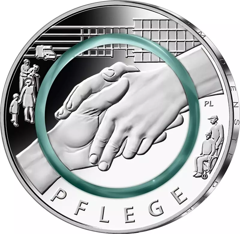 10 Euro BRD Pflege 2022 Stempelglanz BuW