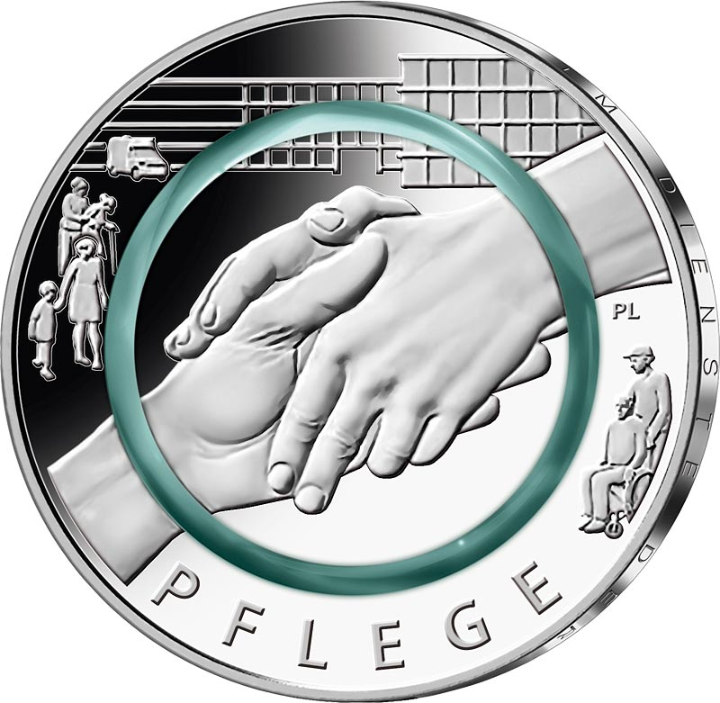 10 Euro BRD Pflege 2022 Stempelglanz BuW