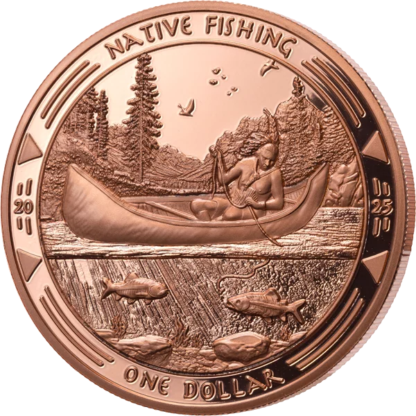 1 Dollar Oglala-Lakota-Siuox Legacy of Sioux - Native Fishing 2025 1 Dollar Oglala-Lakota-Siuox Legacy of Sioux - Native Fishing 2025