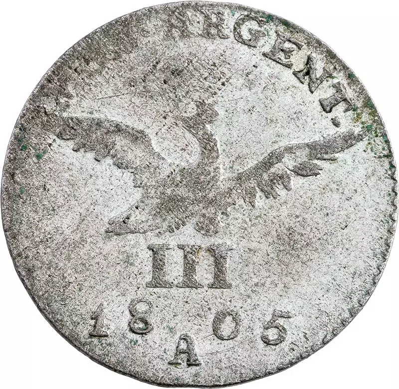 3 Gröscher Preußen Friedrich Wilhelm III. 1800 - 1808