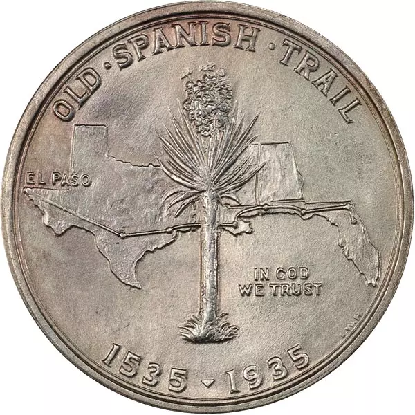 1/2 Dollar USA Old Spanish Trail 1935