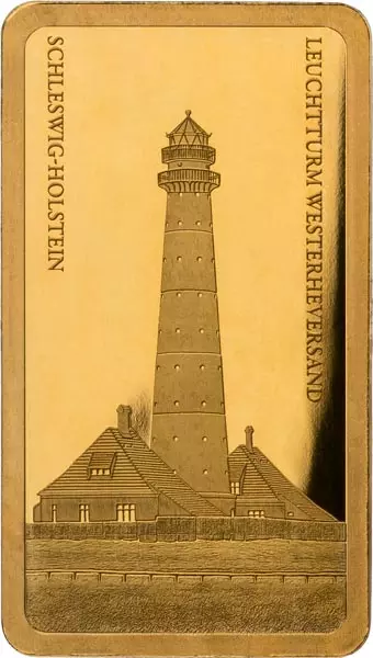 Goldbarren Deutsche Bundesländer - 16 Länder, eine Republik Schleswig-Holstein Westerheversand