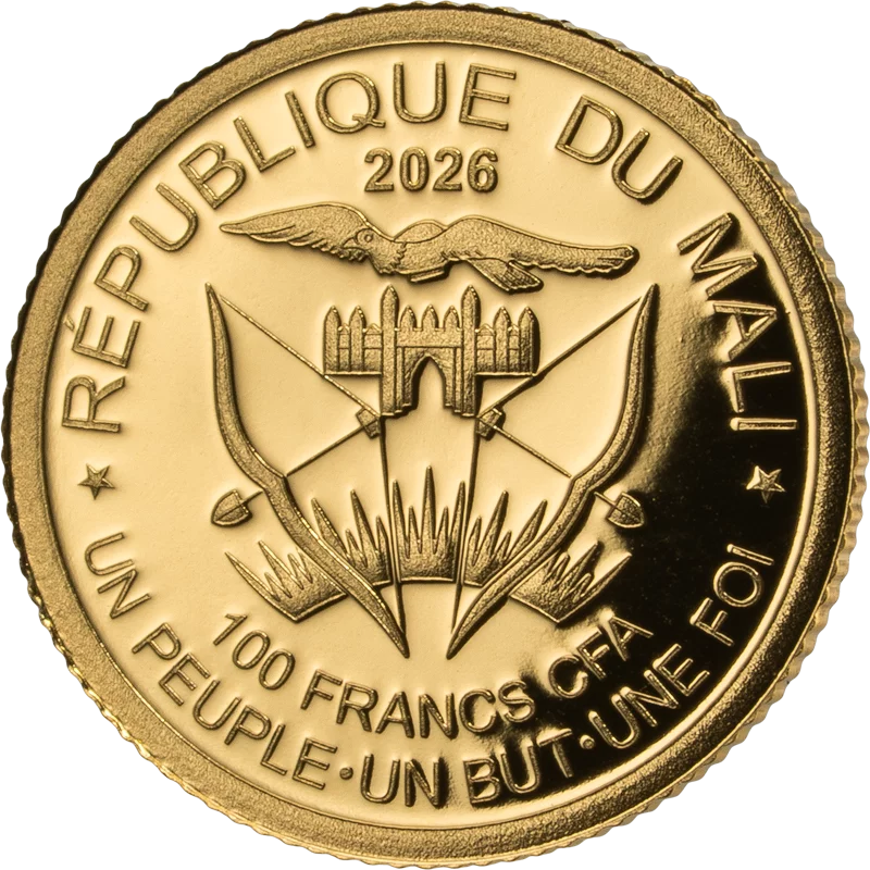 100 Francs Mali Classic Gold 520. Todestag und 575. Geburtstag von Christoph Columbus 2026