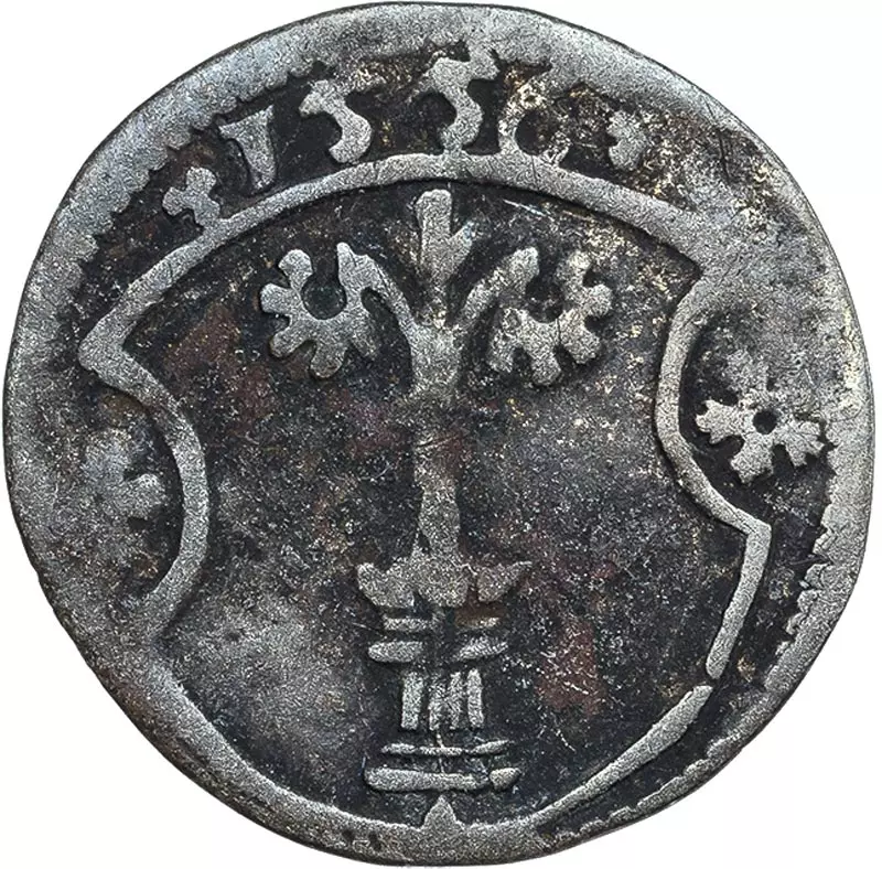 Dreier (=1/4 Groschen) Brandeburg-Preußen Kurfürst Joachim II. 1535-1571