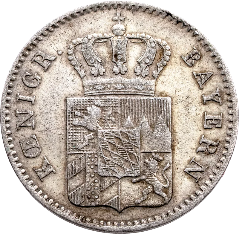 2er Set 3 Kreuzer + 1 Pfennig Bayern König Ludwig I. 1839-48