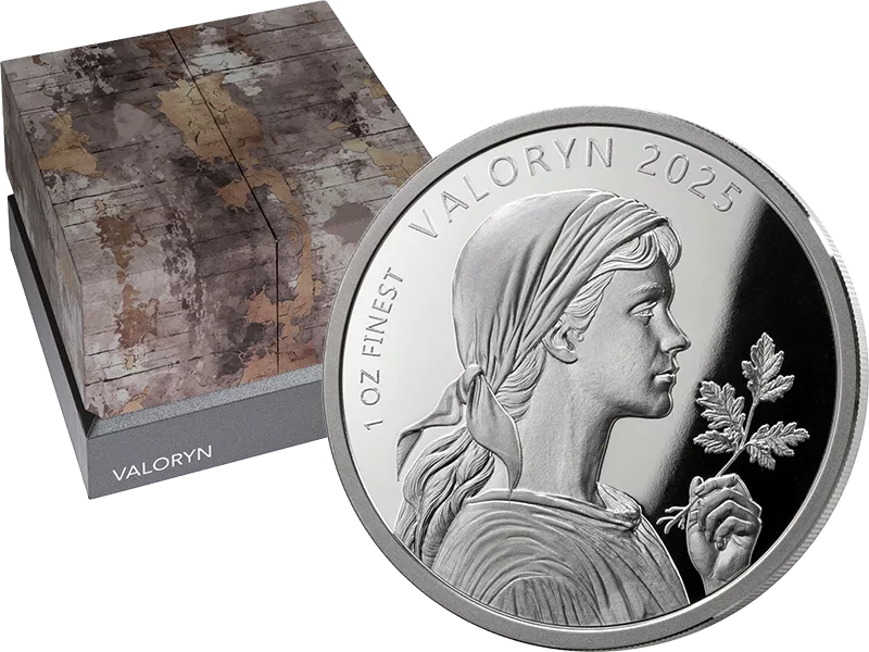 1.000 Francs Gabun Super Silver Valoryn 2025