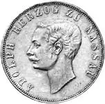 Vereinsdoppeltaler Nassau Herzog Adolph 1860