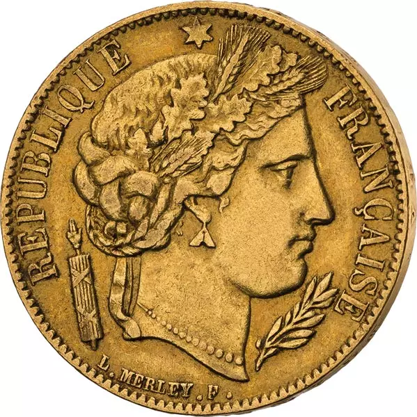 20 Francs Frankreich Cereskopf Jahrgang unserer Wahl