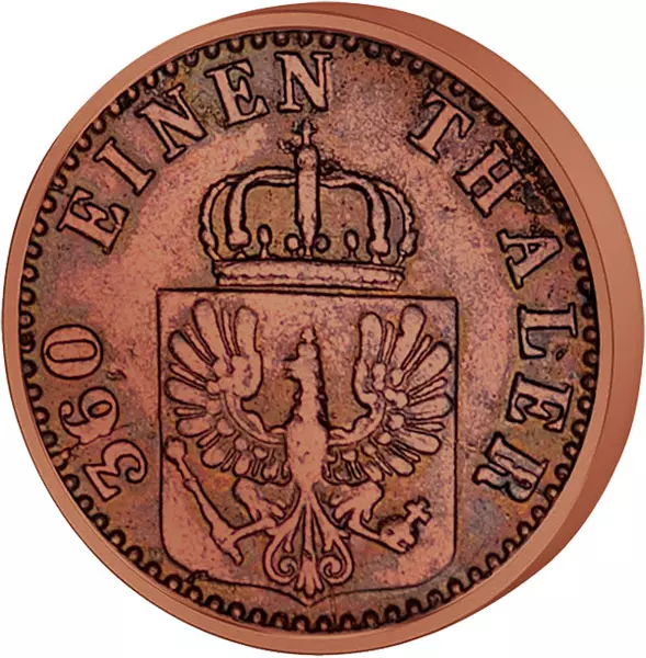 1 Pfennig Preußen Kaiser Wilhelm I. 1861-1873