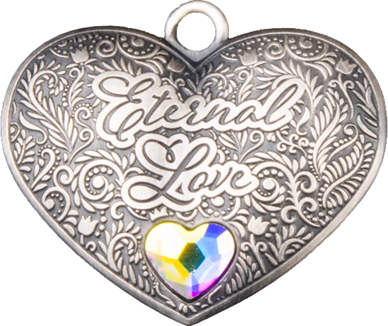 1 Dollar Salomonen Eternal Love Anhänger inkl. Kunstleder-Halskette