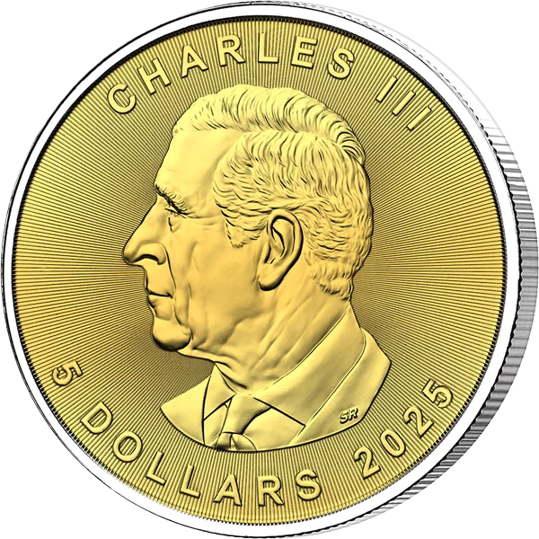 5 Dollars Kanada Maple Leaf 2025 Triple Gold Edition