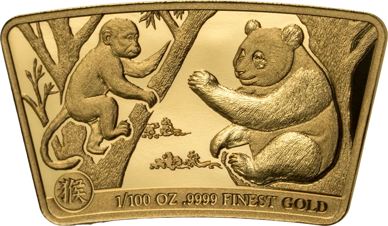 10 Dollars Salomonen Panda meets Lunar Year Panda und Affe 2026