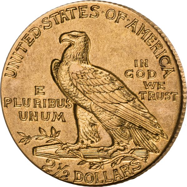 2,5 Dollars USA Indianerkopf 1908-1929